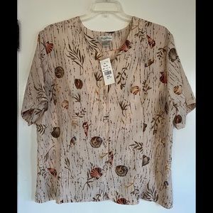 Gramacore Vintage Beachy Blouse Plus Size